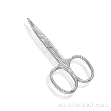 Mini tijeras de bordado de acero inoxidable negro de primera calidad Tijeras de belleza multifuncionales para pestañas y cejas